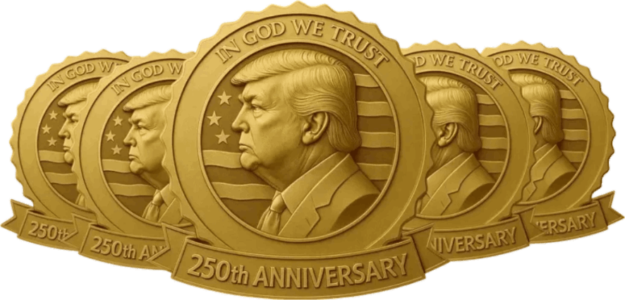 trump-250th-anniversary-golden-badge